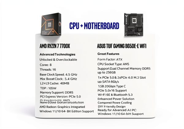 AMD Ryzen 7 7700X Gaming PC Motherboard-1