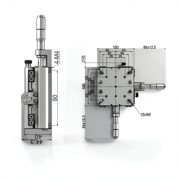 Mefape XY Linear Translation Stage High Precision Aluminum-2