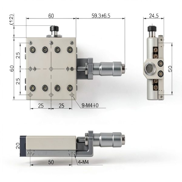 ZJchao Cross Roller Linear Guide Aluminum Alloy Industrial-3
