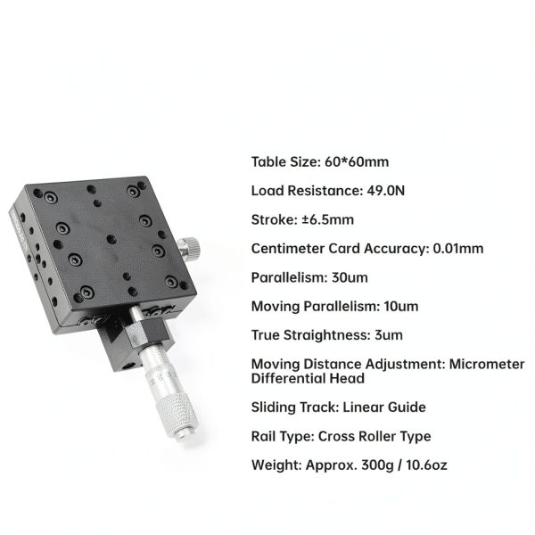 Jectse Manual Precision Linear Stage Aluminium Alloy-5