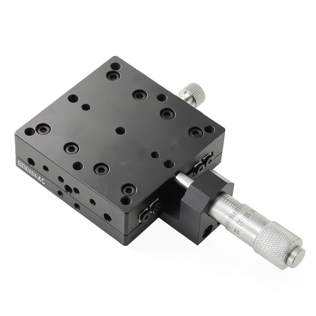 Keenso linear stage SEMX60-AC showing aluminum construction and precision components