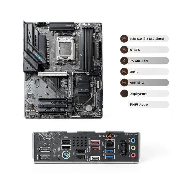 AMD Ryzen 7 7700X Motherboard INLAND-4