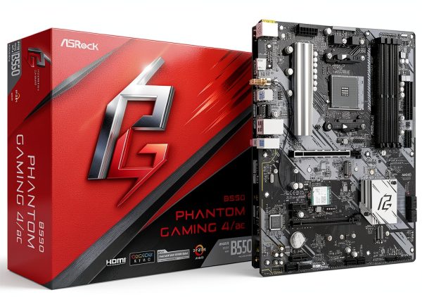 ASRock B550 Phantom Gaming 4 AC DDR4 Motherboard-0