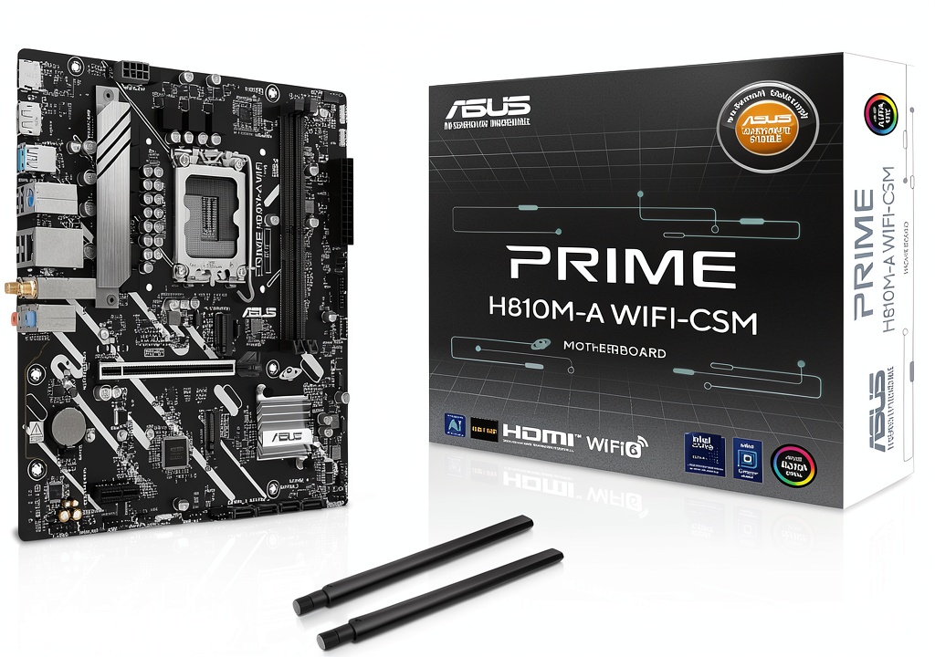 ASUS PRIME H810M-A installed in a business workstation