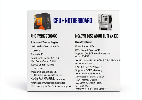 AMD Ryzen 7 7800X3D Motherboard INLAND-1