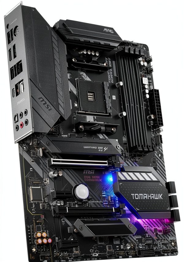 MSI MAG B550 Tomahawk Motherboard 128GB DDR4 Dual LAN RGB Lighting-0