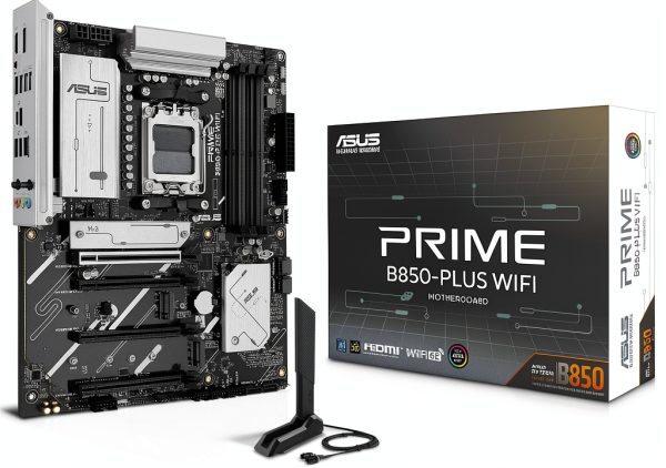 ASUS PRIME B850 PLUS WIFI ATX Motherboard with DDR5, Wi‑Fi 6E,-0