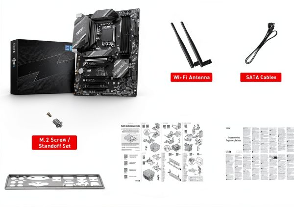 MSI B760 Gaming Plus WiFi Motherboard DDR5 PCIe 4.0 2.5G LAN-6