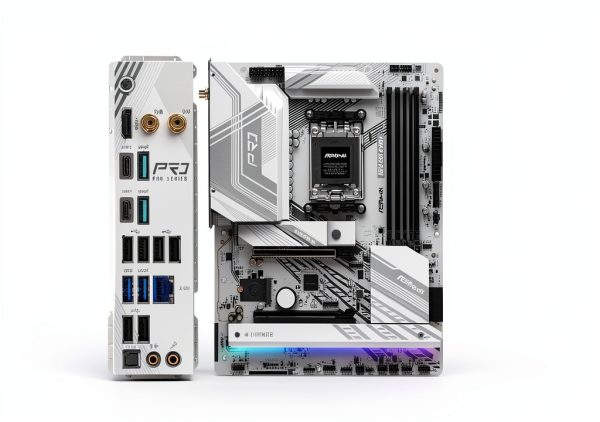 ASRock X870 PRO RS WIFI ATX Motherboard with Wi Fi 7 and Dual USB4-3