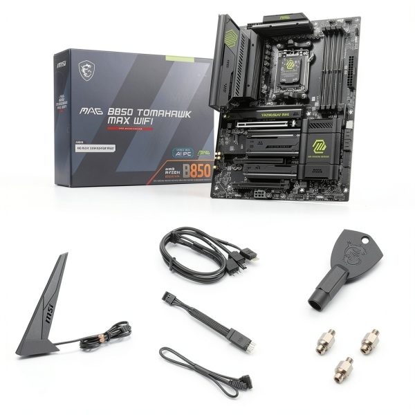 MSI MAG B850 Tomahawk Max WiFi Motherboard with DDR5 and WiFi 7-6