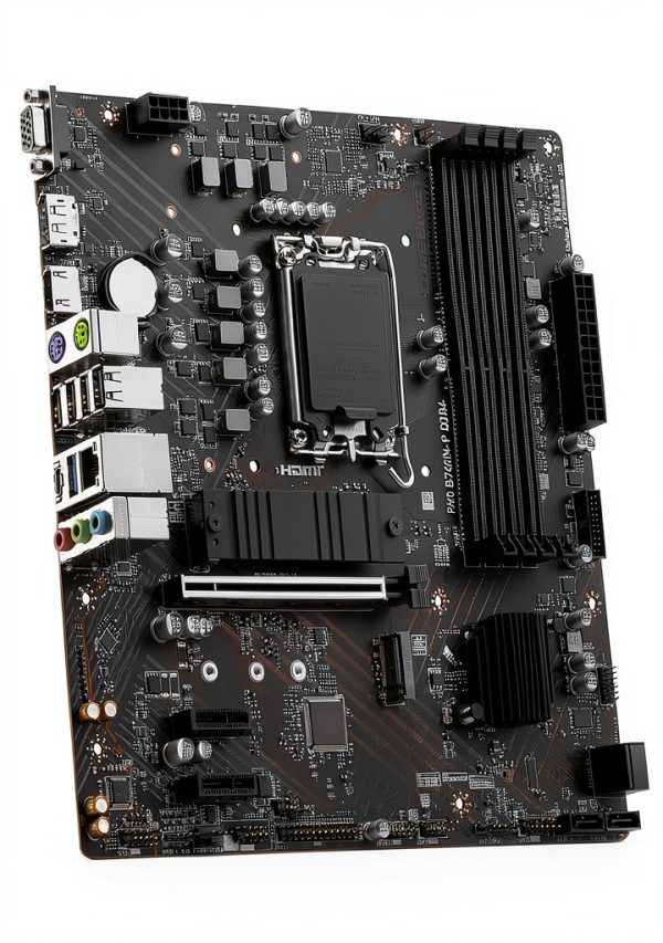 MSI PRO B760M-P DDR4 Motherboard 12th/13th Gen Intel 4800MHz-3