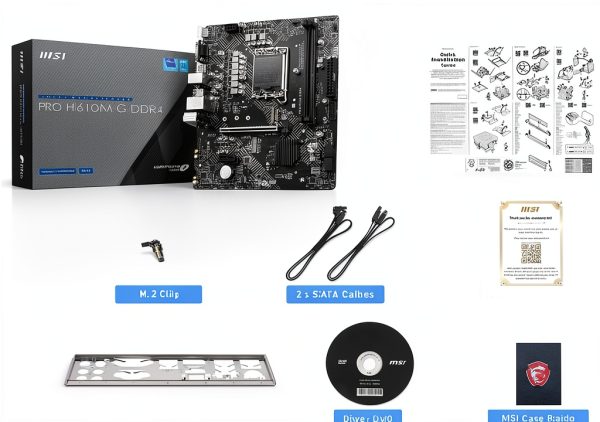 MSI PRO H610M-G DDR4 Motherboard – LGA 1700, 3200MHz, 2 USB 2.0 Ports-6