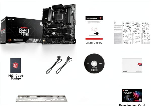 MSI B550-A PRO Motherboard with DDR4 Support and PCIe 4.0-4
