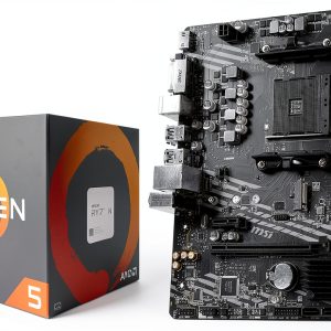 MSI A520M-A PRO Motherboard with AMD Ryzen 5 5500 Processor Bundle-0