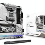 ASRock X870 PRO RS WIFI ATX Motherboard with Wi Fi 7 and Dual USB4-0