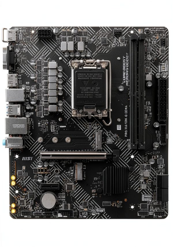 MSI PRO H610M-G DDR4 Motherboard – LGA 1700, 3200MHz, 2 USB 2.0 Ports-1