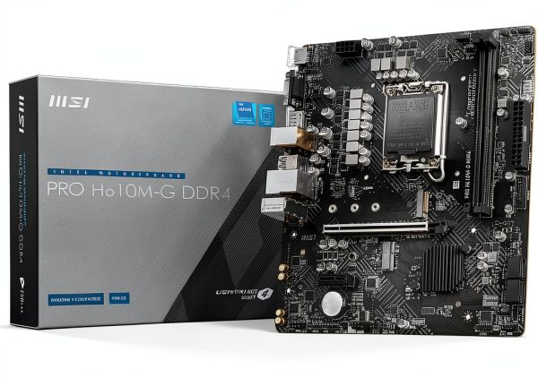 MSI PRO H610M-G DDR4 Motherboard – LGA 1700, 3200MHz, 2 USB 2.0 Ports-0