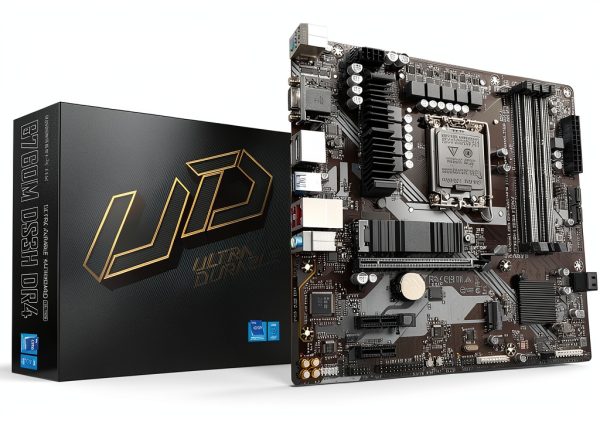 GIGABYTE B760M DS3H DDR4 Motherboard ATX/mATX with 2.5GbE LAN and-0