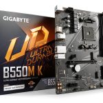 GIGABYTE B550M K Motherboard mATX with WiFi5 and Dual M.2 Slots-0