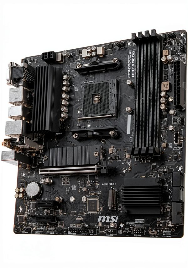 MSI B550M PRO-VDH WiFi ProSeries Motherboard (AMD Ryzen 5000, AM4, DDR4, PCIe 4.0, SATA 6Gb/s, M.2, USB 3.2 Gen 1, Wi-Fi, Bluetooth, D-SUB/HDMI/DP, Micro-ATX)-2