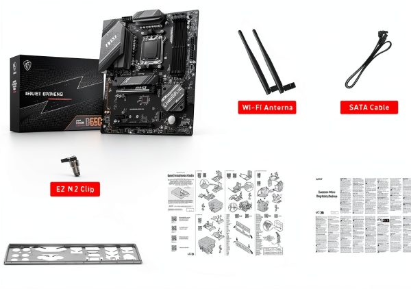MSI B650 Gaming Plus WiFi Motherboard ATX DDR5 7200 PCIe 4.0 Wi‑Fi 6E-6