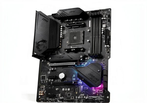 MSI MPG B550 Gaming Plus V1 Gaming Motherboard (AMD Ryzen 5000, AM4, DDR4, PCIe 4.0, SATA 6Gb/s, M.2, USB 3.2 Gen 2, HDMI/DP, ATX)-2