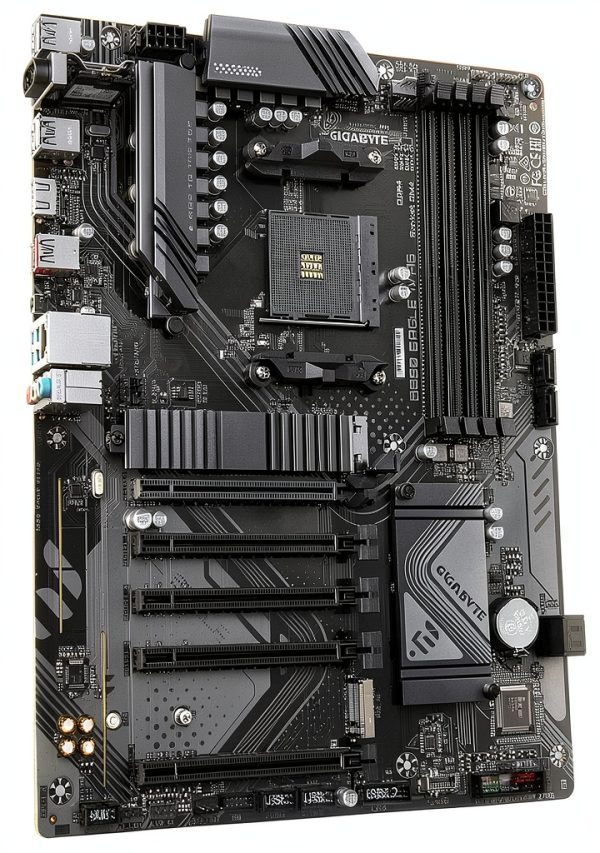 GIGABYTE B550 Eagle WIFI6 ATX Motherboard with PCIe 4.0 Dual M.2 RGB-5