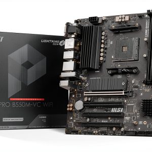 MSI PRO B550M-VC WiFi Motherboard with PCIe 4.0, DDR4 4400MHz, WiFi 6E-0