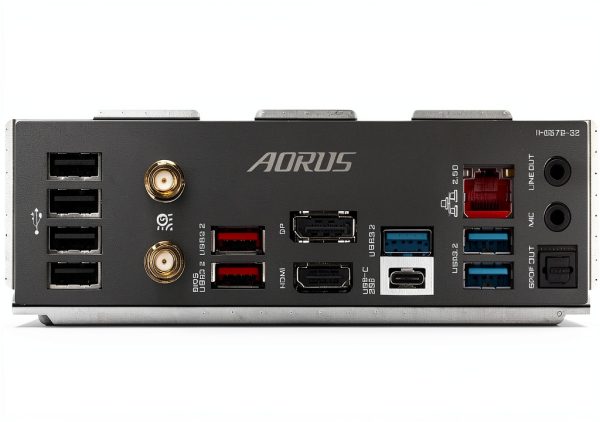 GIGABYTE Z790 AORUS Elite AX (LGA 1700/ Intel Z790/ ATX/ DDR5/ Quad M.2/ PCIe 5.0/ USB 3.2 Gen2X2 Type-C/Intel WiFi 6E/ 2.5GbE LAN/Q-Flash Plus/PCIe EZ-Latch/Gaming Motherboard)-4