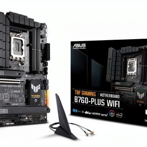 ASUS TUF GAMING B760-PLUS WIFI Intel B760 LGA 1700 ATX motherboard, Ready for 14th, 13th & 12th Gen Intel® Core CPU, 12+1+1 Stages, PCIe 5.0, 3x M.2, DDR5, 2.5G, USB 3.2 Type-C®, Thunderbolt 4™, USB4®-0