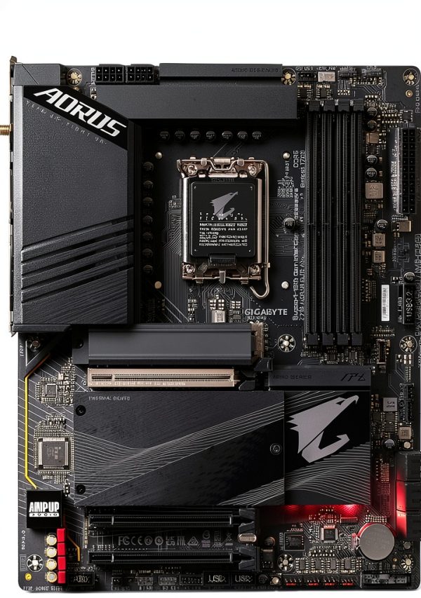 GIGABYTE Z790 AORUS Elite AX (LGA 1700/ Intel Z790/ ATX/ DDR5/ Quad M.2/ PCIe 5.0/ USB 3.2 Gen2X2 Type-C/Intel WiFi 6E/ 2.5GbE LAN/Q-Flash Plus/PCIe EZ-Latch/Gaming Motherboard)-1
