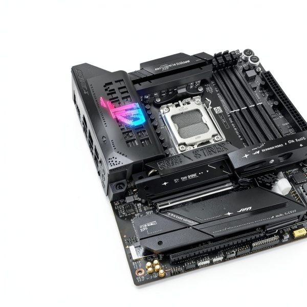 ASUS ROG Strix X870E-E Gaming WiFi AMD AM5 X870 ATX Motherboard 18+2+2 Power Stages, Dynamic OC Switcher, Core Flex, DDR5 AEMP, WiFi 7, 5X M.2, PCIe® 5.0, Q-Release Slim, USB4®, AI OCing & Networking-1