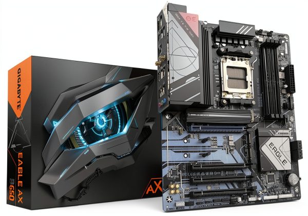 GIGABYTE B650 Eagle AX AM5 ATX Motherboard DDR5 PCIe 5.0 M.2 Wi‑Fi 6E-0