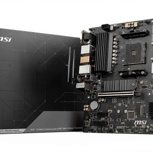 MSI B550M PRO-VDH WiFi ProSeries Motherboard (AMD Ryzen 5000, AM4, DDR4, PCIe 4.0, SATA 6Gb/s, M.2, USB 3.2 Gen 1, Wi-Fi, Bluetooth, D-SUB/HDMI/DP, Micro-ATX)-0